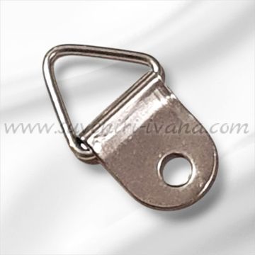 метална закачалка за рамки цвят сребро