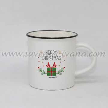 коледна чашка за чай или кафе Merry Christmas - коледен подарък