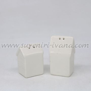 комплект солнички „Къщички“ – бели