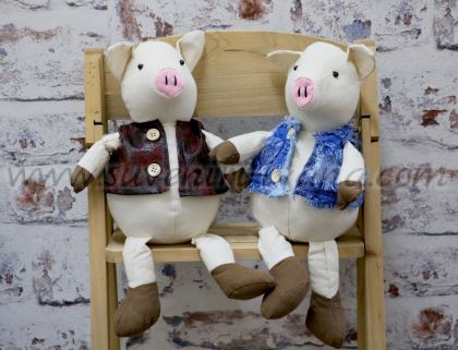 играчка прасенце от текстил