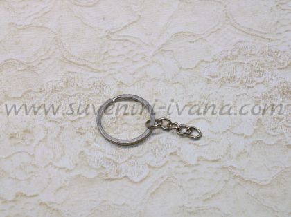 халка за ключодържател цвят сребро