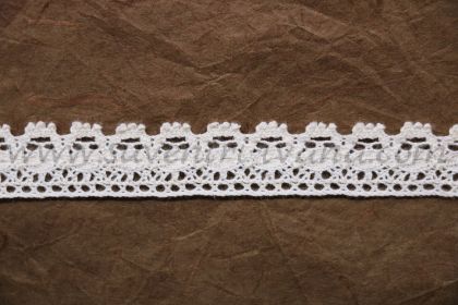памучна дантела 1,5 см екрю