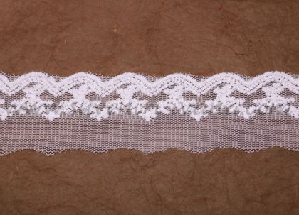 декоративна дантела с тюл 55 мм