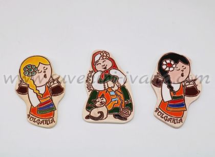 сувенир магнит за хладилник с народни мотиви