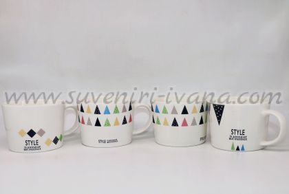 чаши серия Style с геометрични фигури