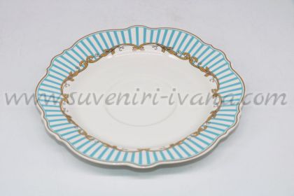 керамична чинийка за чаши модел едно