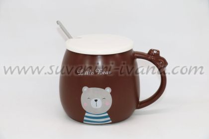 чаша с картинка мече и надпис Little bear