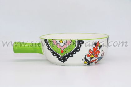 купа за сервиране с дръжка за супи и манджи