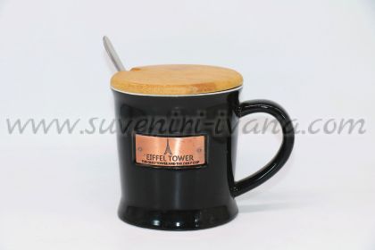 чаша с бамбуково капаче айфелова кула