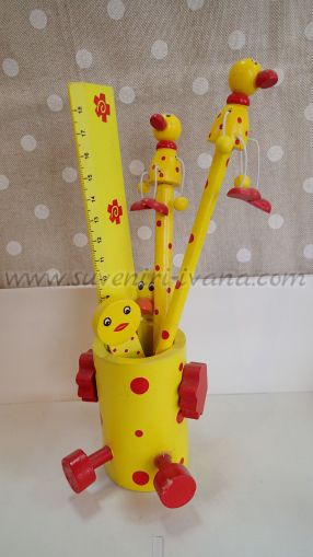Детски моливник с 3Д  декорация 8,0 х 22,0 см.