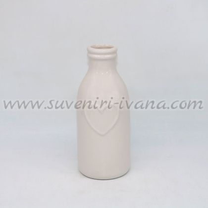 керамична бутилка вазичка за цветя