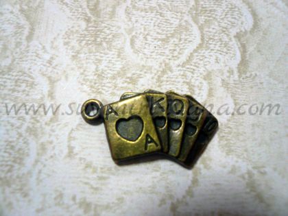 метален елемент за бижута тесте карти