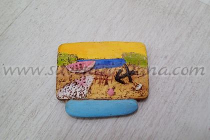 Магнит за хладилник морски мотив 7,0 х 6,0 см.
