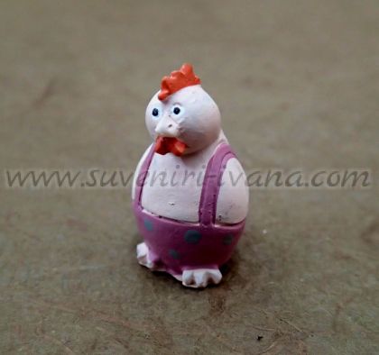 Керамична фигурка кокошка 2,5 см.