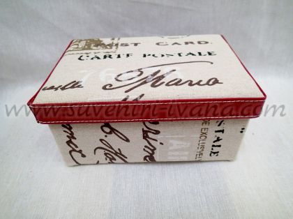 подаръчна кутия картон и текстил