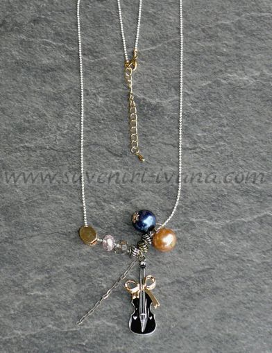 винтидж колие цигулка