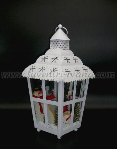 метален коледен фенер