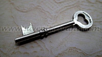 винтидж елемент за бижута ключ 5,8 см