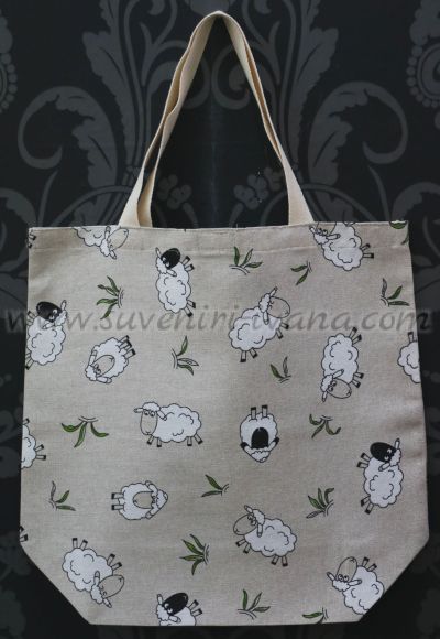 текстилна торбичка на овце за пазаруване