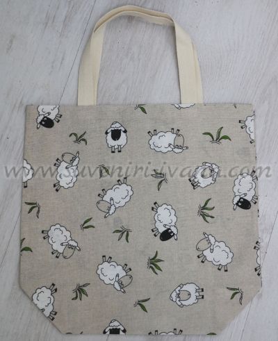 винтидж торбичка от плат на овце