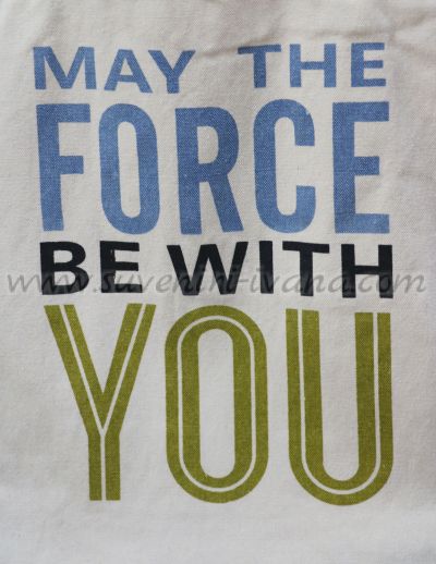 текстилна торбичка May the force be with you