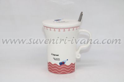чаша с морски мотиви писмо в бутилка