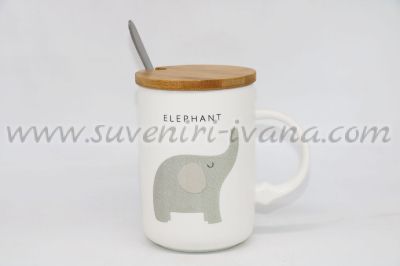 чаша със слонче и надпис Elephant
