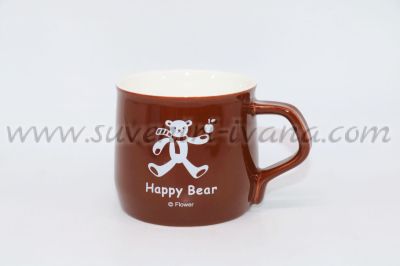 чаша канче с мече и надпис Happy bear