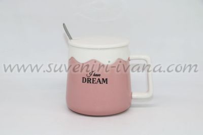 чаша розово и бяло I have dream
