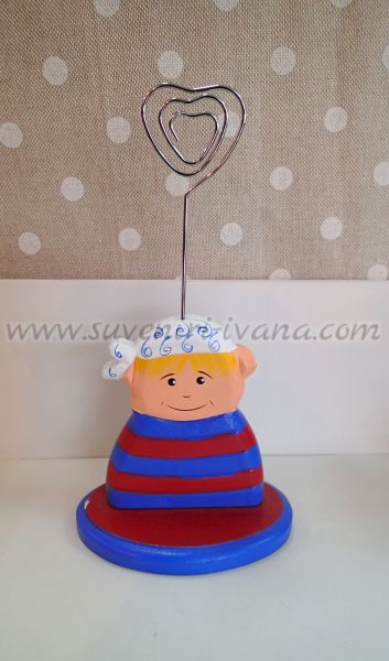 Дървена фигурка моряк - визитник  9,0 х 16,0 см.