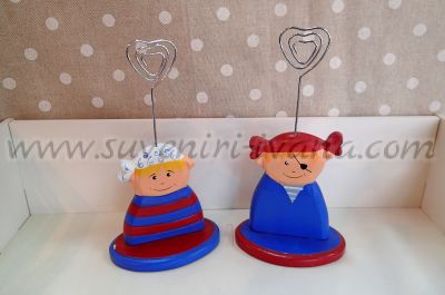 Дървена фигурка пират - визитник  9,0 х 16,0 см.