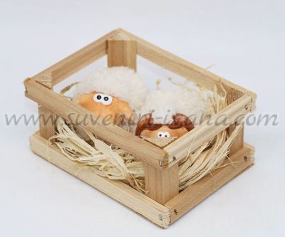 керамична фигурка овен и овца