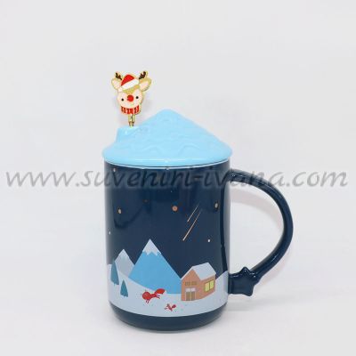 коледна чаша Зимна приказка модел едно