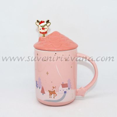 коледна чаша Зимна приказка модел две