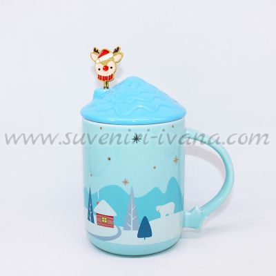 коледна чаша Зимна приказка модел три