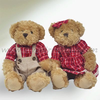 меки плюшени играчки мечета с дрешки 30 см