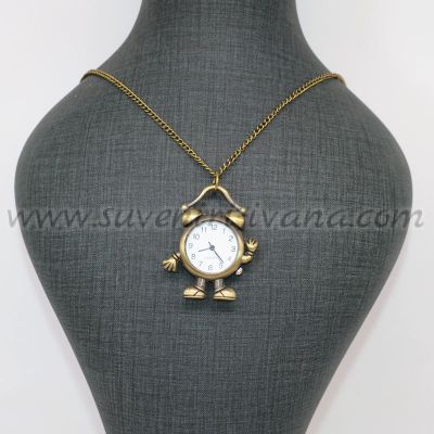 винтидж часовник колие будилник