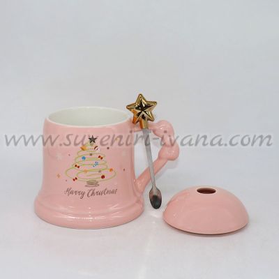 чаша камбанка с капаче и лъжичка