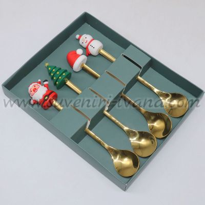 комплект коледни прибори