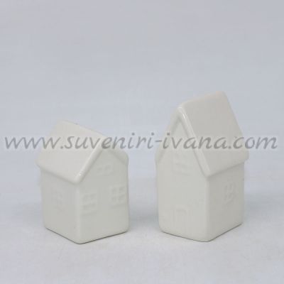 комплект солница и пиперница къщички