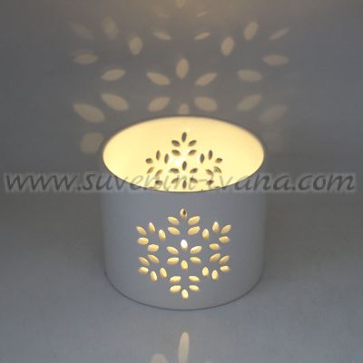 коледна декорация свещник