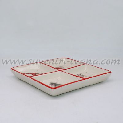 коледно плато за сервиране