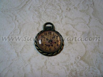 Винтидж елемент часовник 2,0 х 2,7см.