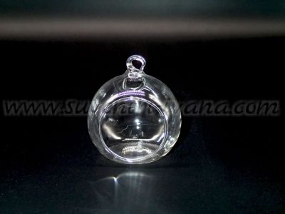 стъклена топка с отвор