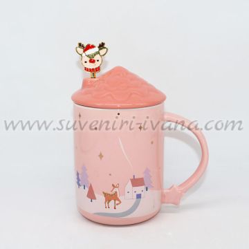 коледна чаша Зимна приказка модел две