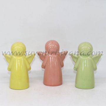 керамични декоративни ангелчета 12 см