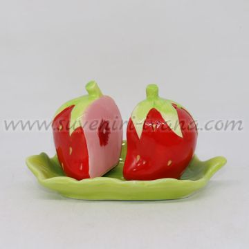 керамични солнички ягоди комплект