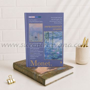 Тефтер Monet с репродукции на водните картини на Клод Моне
