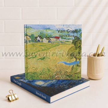 Скицник Van Gogh с пейзаж с житно поле