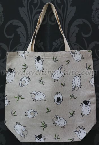 текстилна торбичка на овце за пазаруване